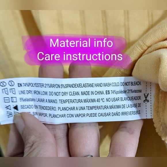 Forever 21 yellow colour, size small, slight crop style T shirt, EUC - Picture 10 of 12